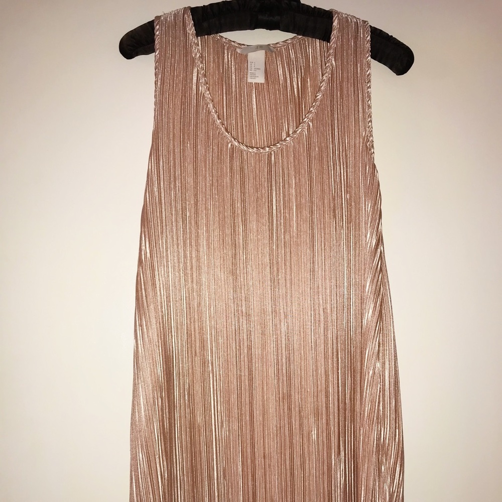 Metallic Midi Dress